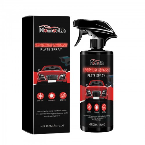 Homonth Invisible License Plate Spray Long Lasting 120ml